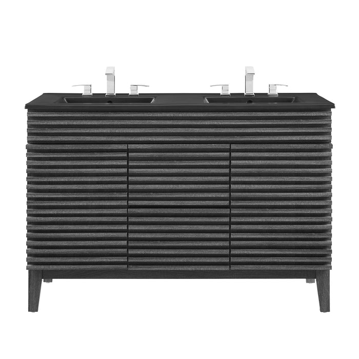 Render 48" Bathroom  Vanity with Black Basin Included