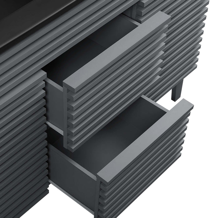 Render 48" Bathroom  Vanity with Black Basin Included