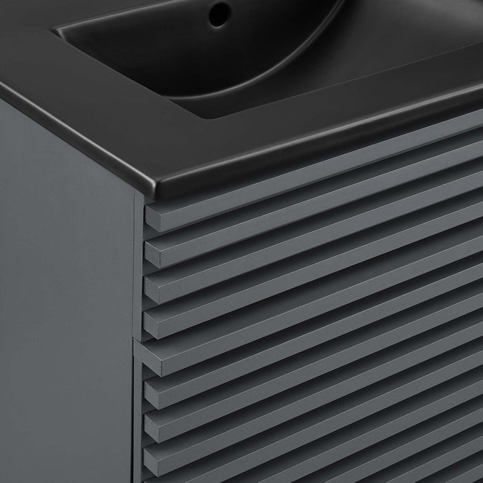 Render 48" Bathroom  Vanity with Black Basin Included