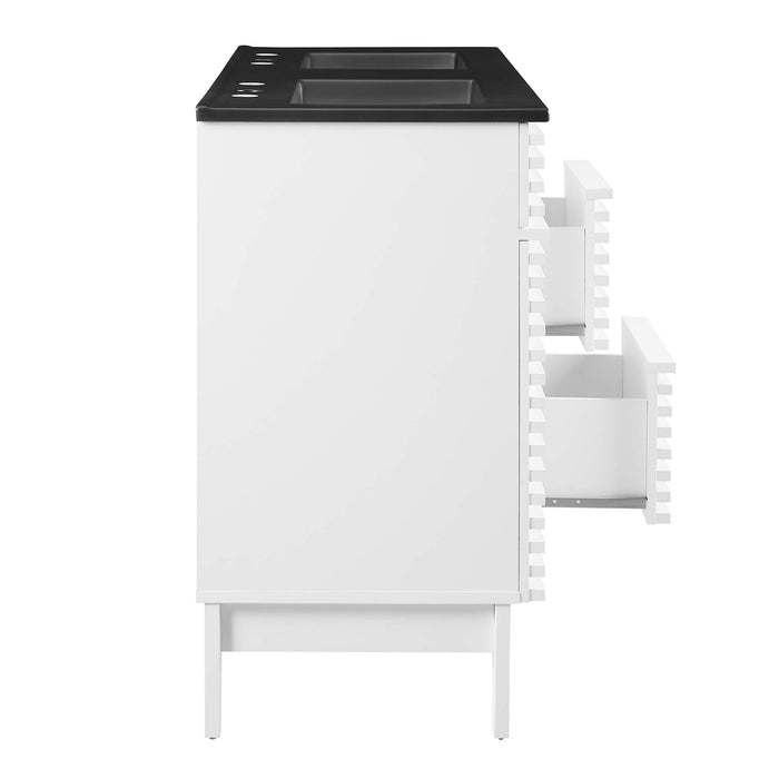 Render 48" Bathroom  Vanity with Black Basin Included