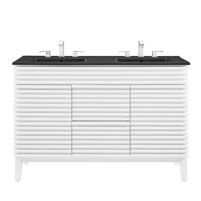 Render 48" Bathroom  Vanity with Black Basin Included