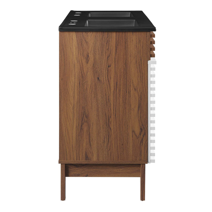 Render 48" Bathroom  Vanity with Black Basin Included