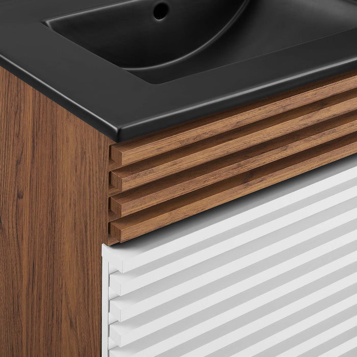 Render 48" Bathroom  Vanity with Black Basin Included