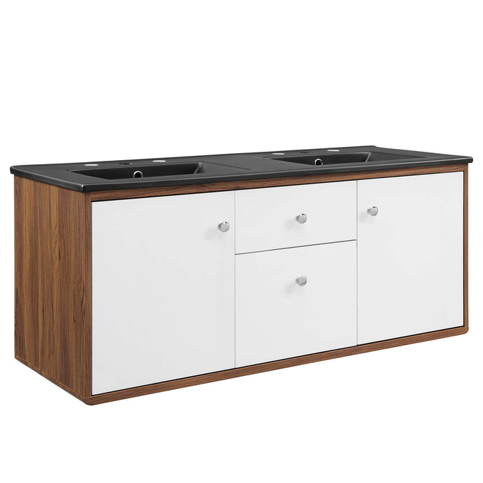 Transmit Wall-Mount Bathroom Vanity Basin Included