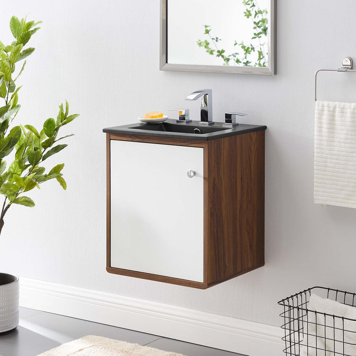Transmit Wall-Mount Bathroom Vanity Basin Included