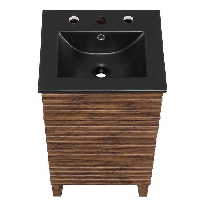 Render Bathroom Vanity with Black Basin Included