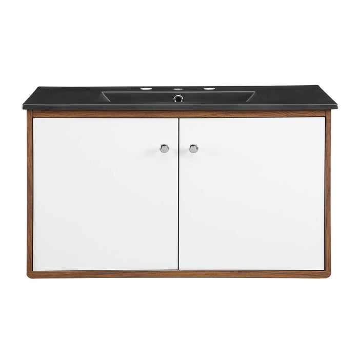 Transmit Wall-Mount Bathroom Vanity Basin Included