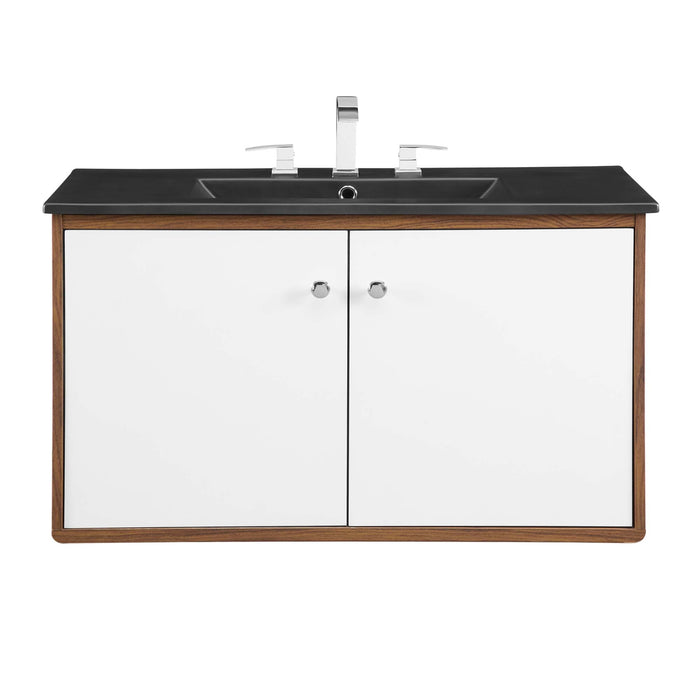 Transmit Wall-Mount Bathroom Vanity Basin Included