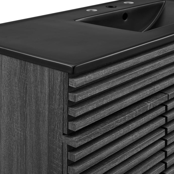 Render 48" Bathroom  Vanity with Black Basin Included