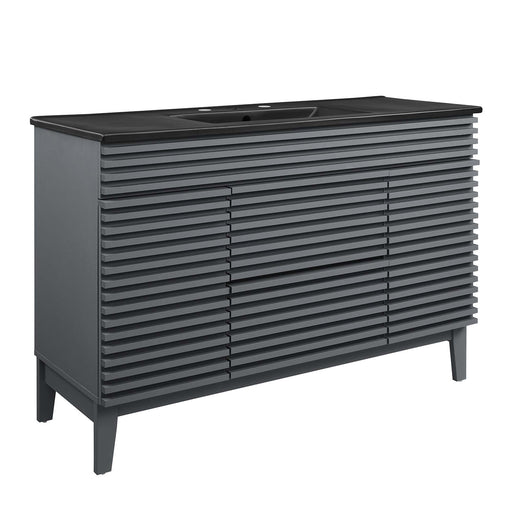 Modway Render 48" Bathroom Vanity with Black Basin Included Living Room Furniture - View 125
