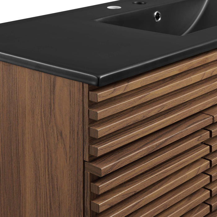 Render 48" Bathroom  Vanity with Black Basin Included