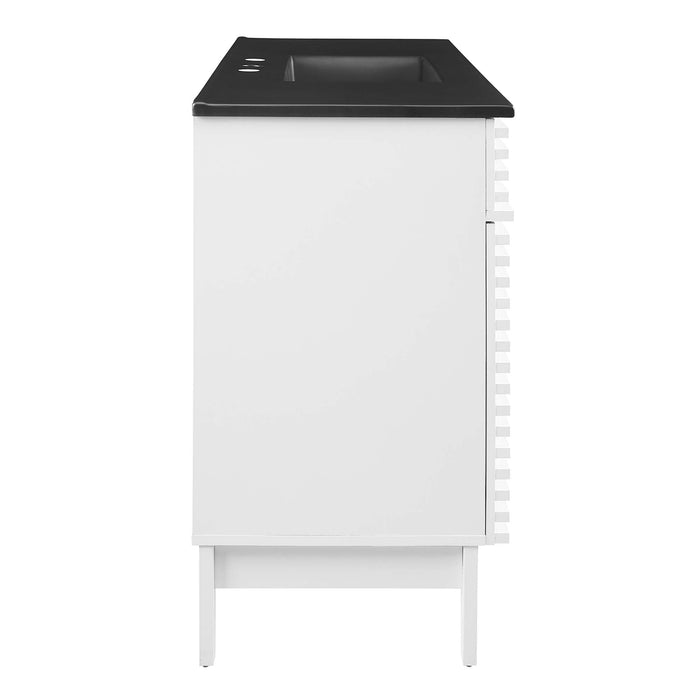 Render 48" Bathroom  Vanity with Black Basin Included