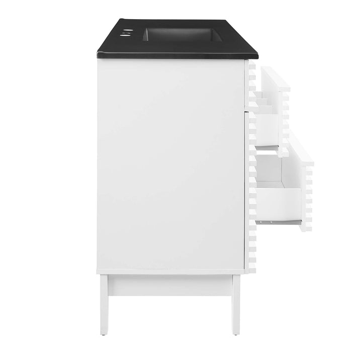 Render 48" Bathroom  Vanity with Black Basin Included