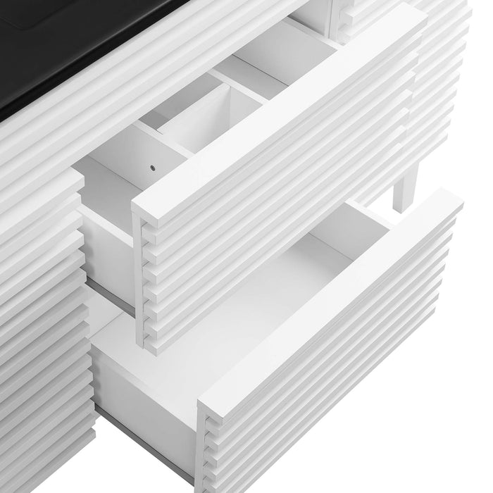 Render 48" Bathroom  Vanity with Black Basin Included