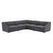 Comprise 5-Piece Sectional Sofa Charcoal EEI-5410-CHA