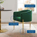 Modway Savour Tufted Performance Velvet Accent Chairs - Set of 2 Living Room Furniture - View 11