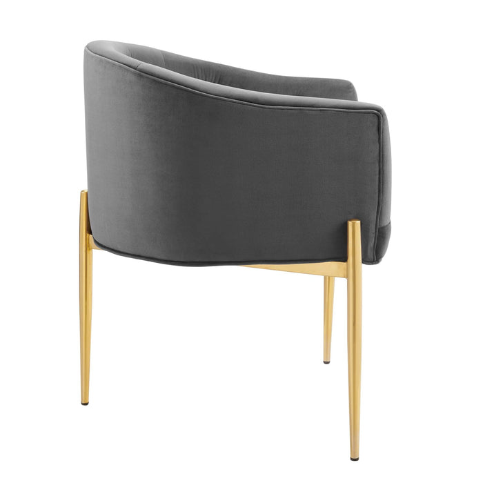 Modway Savour Tufted Performance Velvet Accent Chairs - Set of 2 Living Room Furniture - View 21