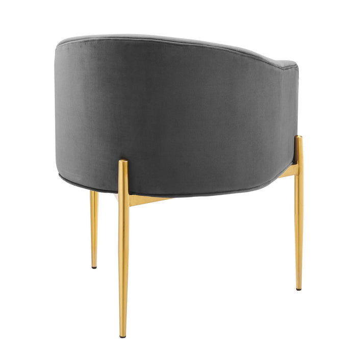 Modway Savour Tufted Performance Velvet Accent Chairs - Set of 2 Living Room Furniture - View 22