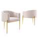 Modway Savour Tufted Performance Velvet Accent Chairs - Set of 2 Living Room Furniture - View 43
