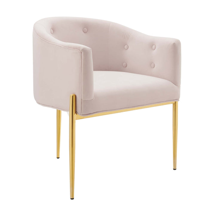 Modway Savour Tufted Performance Velvet Accent Chairs - Set of 2 Living Room Furniture - View 46