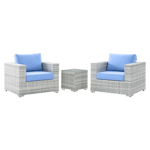 Modway Convene 3-Piece Outdoor Patio Set - View 46