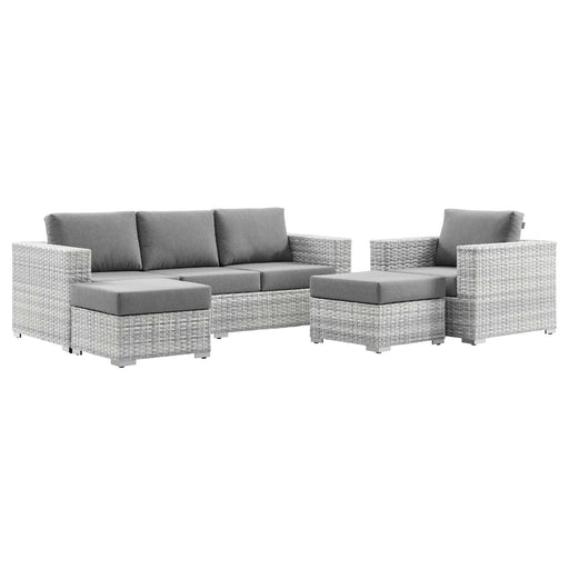 Convene 4-Piece Outdoor Patio Set by Modway - angle view