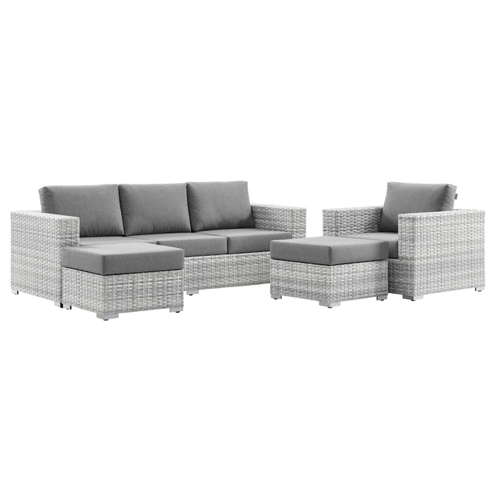 Convene 4-Piece Outdoor Patio Set by Modway - angle view