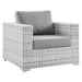 Convene 4-Piece Outdoor Patio Set by Modway - specifications diagram