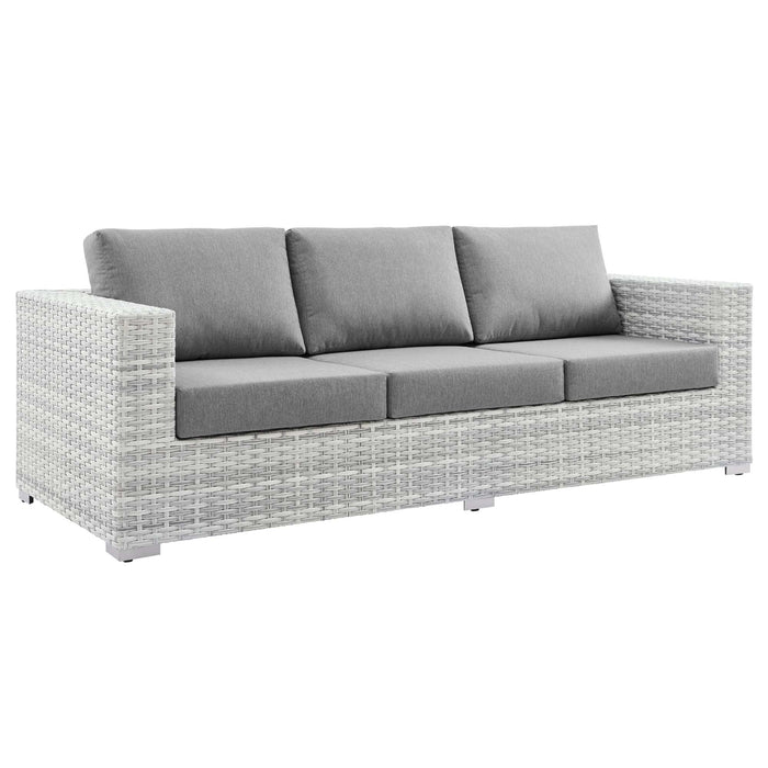 Convene 4-Piece Outdoor Patio Set by Modway - lifestyle in-use