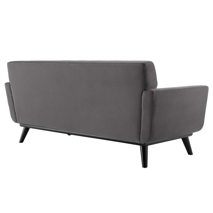 Engage Channel Tufted Performance Velvet Loveseat - view 20