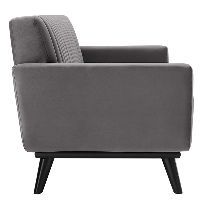Engage Channel Tufted Performance Velvet Loveseat - view 19