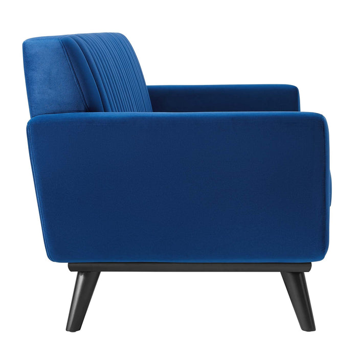 Engage Channel Tufted Performance Velvet Loveseat - view 26