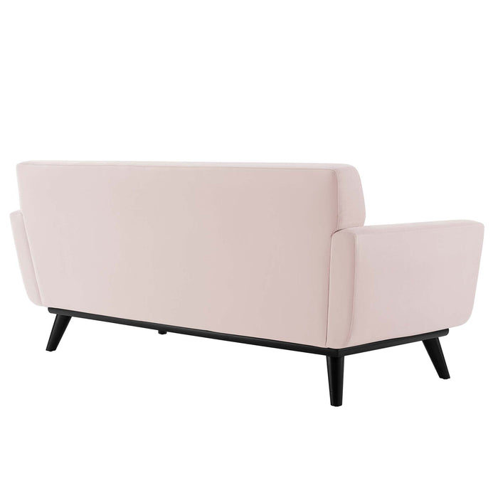Engage Channel Tufted Performance Velvet Loveseat - view 34