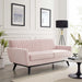 Engage Channel Tufted Performance Velvet Loveseat - view 29