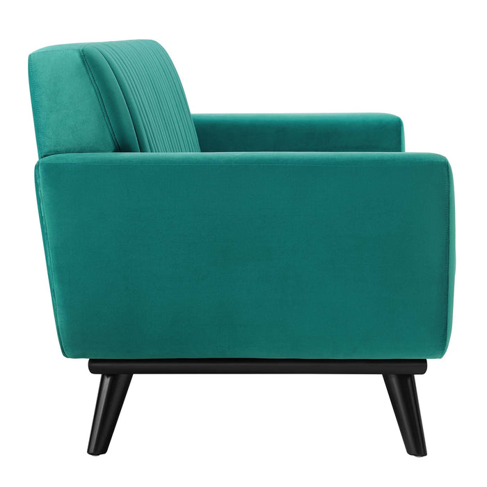 Engage Channel Tufted Performance Velvet Loveseat - view 40