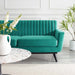 Engage Channel Tufted Performance Velvet Loveseat - view 38
