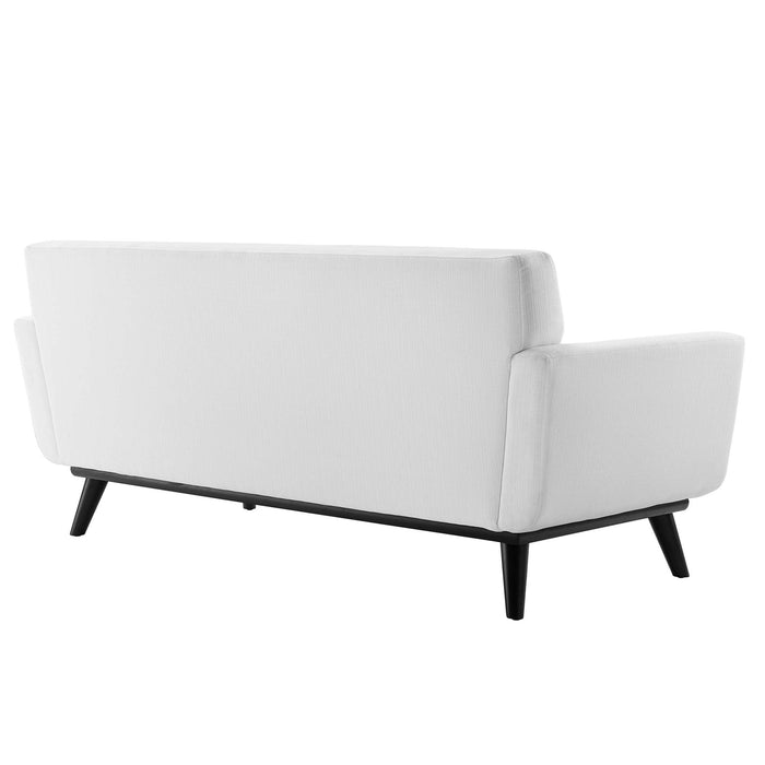 Engage Channel Tufted Fabric Loveseat - view 6