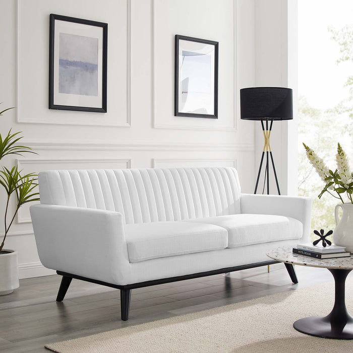 Engage Channel Tufted Fabric Loveseat - Modway \living\loveseats