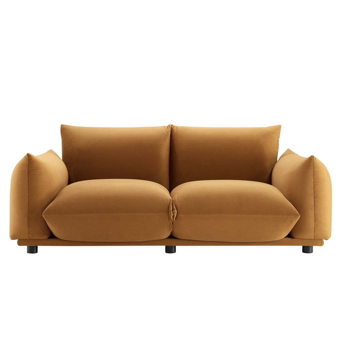 Copious Performance Velvet Loveseat - view 7