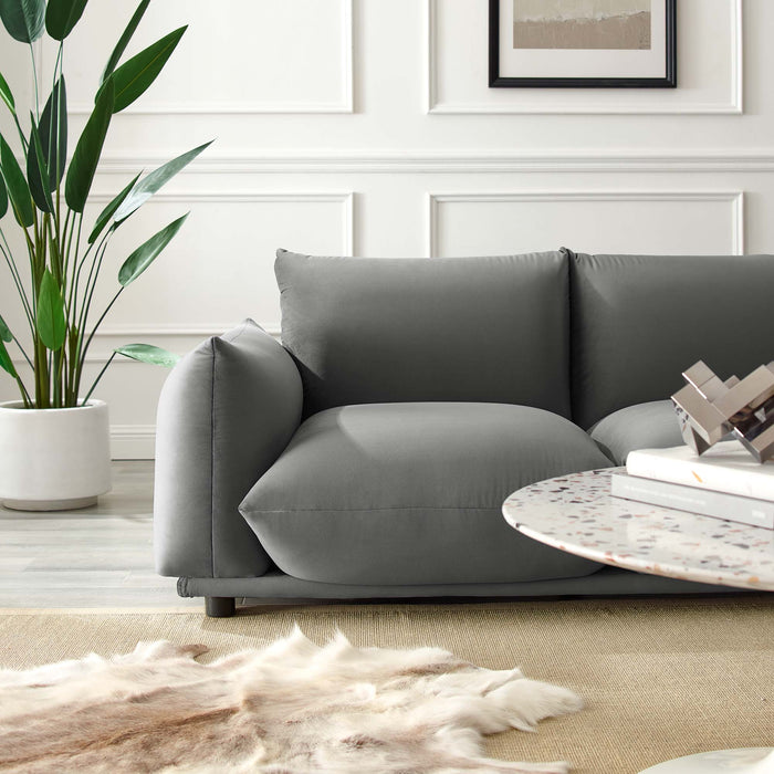 Copious Performance Velvet Loveseat - view 18