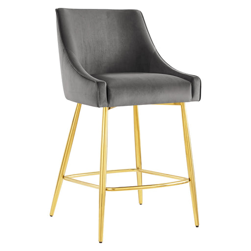 Modway Discern Performance Velvet Counter Stool Living Room Furniture - View 38