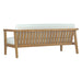 Bayport 6 Piece Outdoor Patio Teak Set outdoor patio furniture set angle view