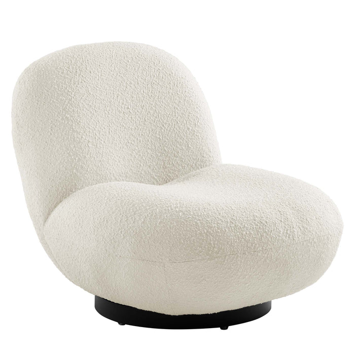 Kindred Boucle Upholstered Swivel Chair