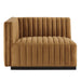 Conjure Channel Tufted Performance Velvet Left-Arm Chair - view 5