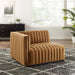 Conjure Channel Tufted Performance Velvet Left-Arm Chair - Modway \living\sectionals