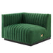 Conjure Channel Tufted Performance Velvet Left-Arm Chair - view 8