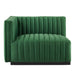 Conjure Channel Tufted Performance Velvet Left-Arm Chair - view 11