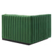 Conjure Channel Tufted Performance Velvet Left-Arm Chair - view 10