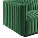 Conjure Channel Tufted Performance Velvet Left-Arm Chair - view 12