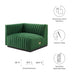 Conjure Channel Tufted Performance Velvet Left-Arm Chair - view 9
